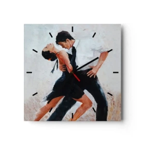 Nástěnné hodiny - Tango mých tužeb a snů - 30x30 cm