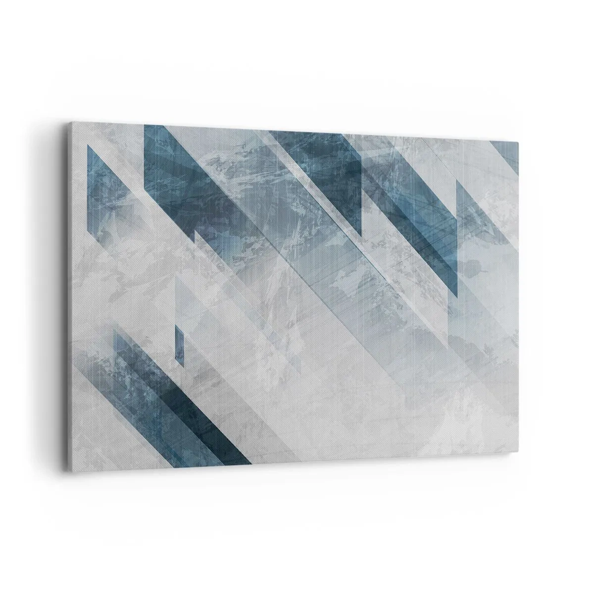 Obraz na plátně - Prostorová kompozice – pohyb šedé - 120x80 cm