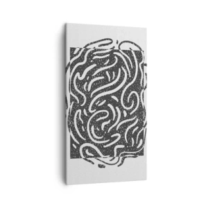 Obraz na plátně - Abstrakce: tanec radosti - 45x80 cm