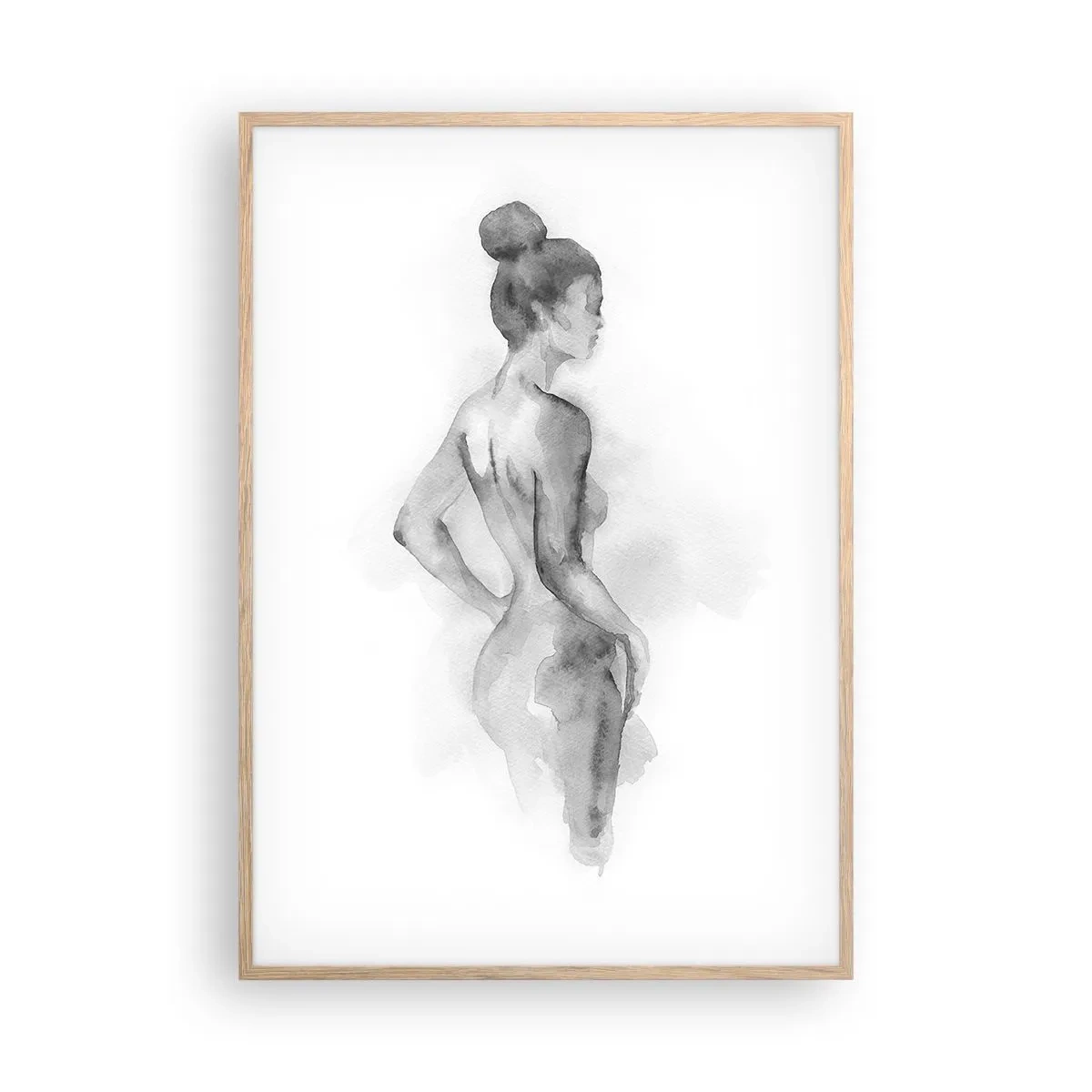 Plakát v rámu světlý dub - Krásné jako malba - 70x100 cm