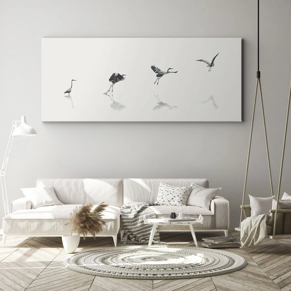 Obraz na plátně - Čtyři jednoduché kroky - 100x40 cm