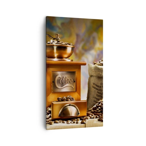 Obraz na plátně - Chrastění zrn, hrčení mlýnku - 45x80 cm