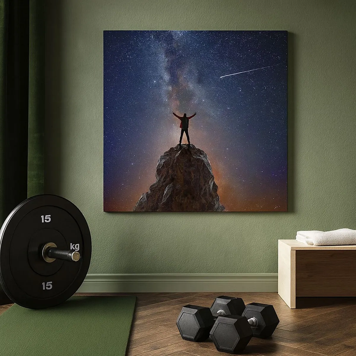 Obraz na plátně - Síla je se mnou! - 30x30 cm