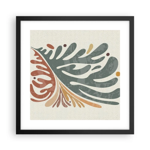 Plakát v černém rámu - Vícebarevný list - 40x40 cm
