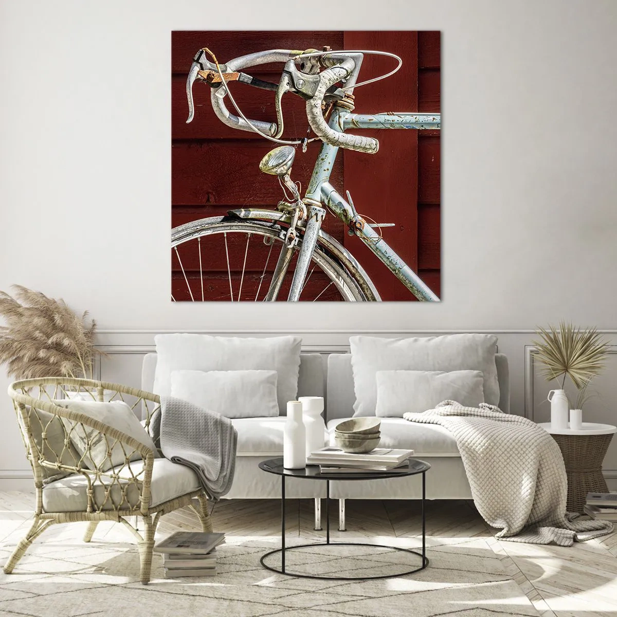 Obraz na skle - Stvořený pro vítězství - 50x50 cm