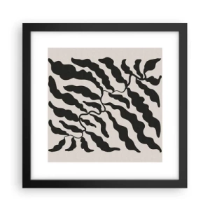 Plakát v černém rámu - Povaha čtverce - 30x30 cm