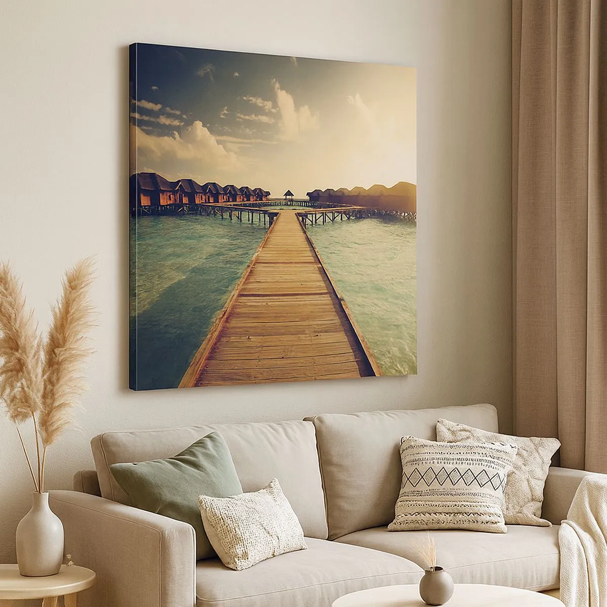 Obraz na plátně - Vřelé pozvání - 30x30 cm