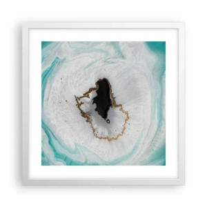 Plakát v bílém rámu - Proniknout dovnitř - 40x40 cm