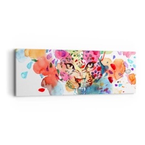 Obraz na plátně - Kráska a zvíře - 90x30 cm