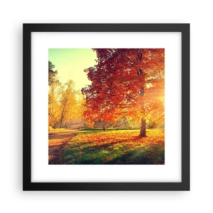 Plakát v černém rámu - Rudé je krásné - 30x30 cm