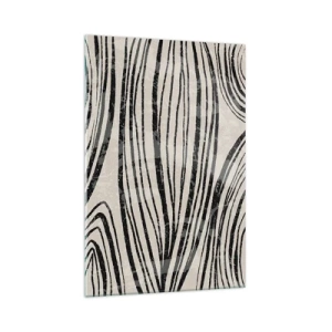 Obraz na skle - Močál s liniemi - 70x100 cm
