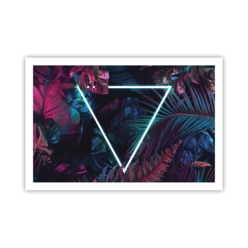 Plakát - Zahrada v disco stylu - 91x61 cm
