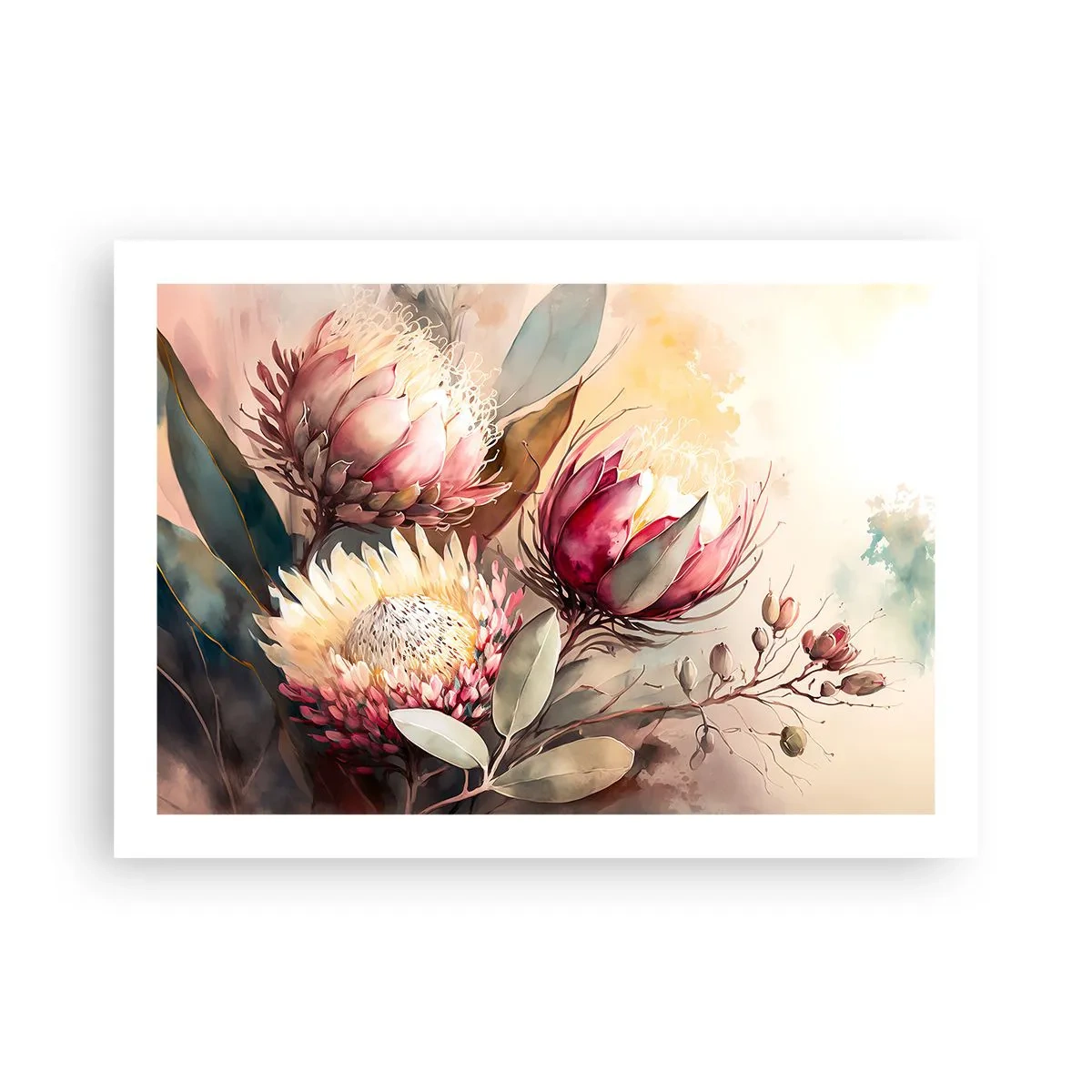 Plakát - Z profilu a en face - 70x50 cm