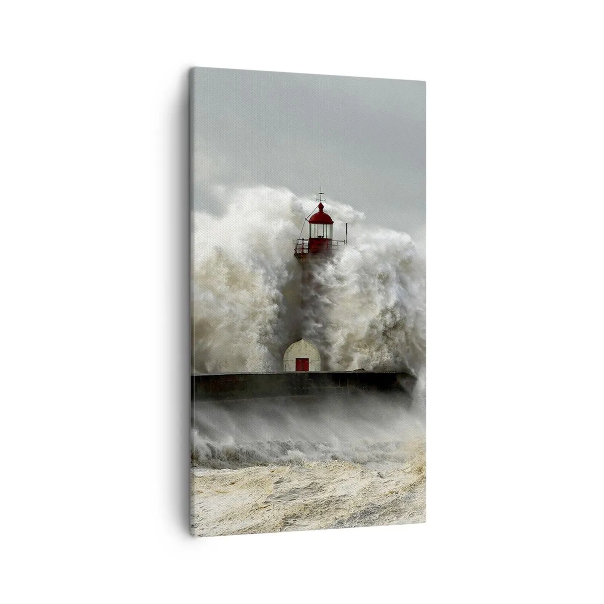 Obraz na plátně - Hněv oceánu - 45x80 cm