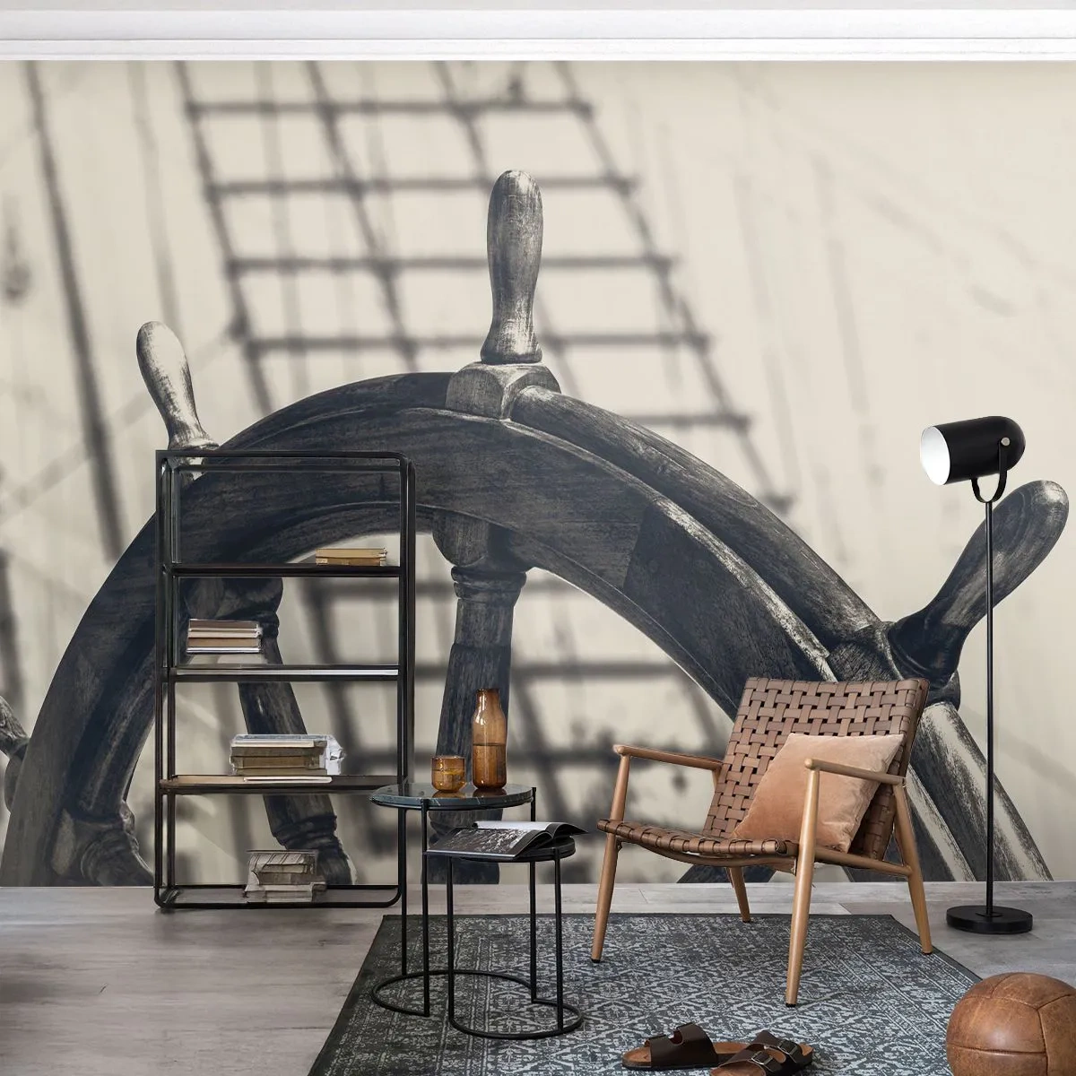 Fototapeta Premium Canvas - Mořské příběhy - Námořní, plachtění, Volant - 250x175 cm