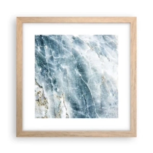 Plakát v rámu světlý dub - Ledový svět - 30x30 cm