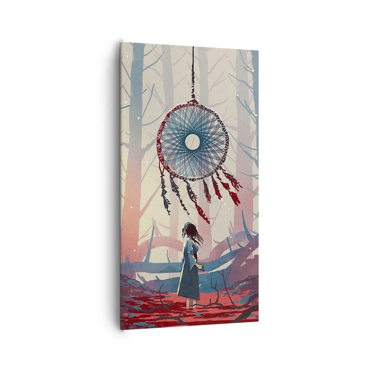 Obraz na plátně - Tajný rituál štěstí - 65x120 cm