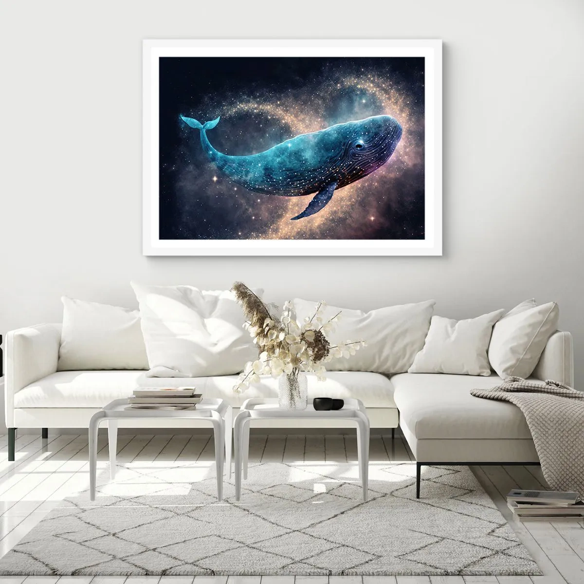 Plakát v bílém rámu - Je takový svět… - 70x50 cm