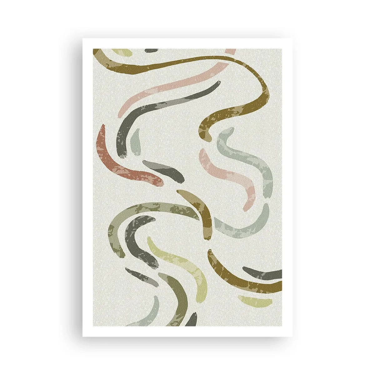 Plakát - Radostný tanec abstrakce - 70x100 cm