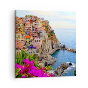 Obraz na plátně - Usměvavé město - 50x50 cm