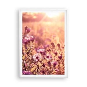 Plakát v bílém rámu - Než skončí léto - 70x100 cm