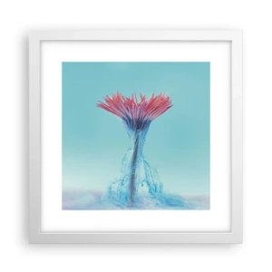 Plakát v bílém rámu - V osvěžujícím objetí - 30x30 cm