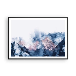 Plakát v černém rámu - To jsou vrcholy! - 100x70 cm