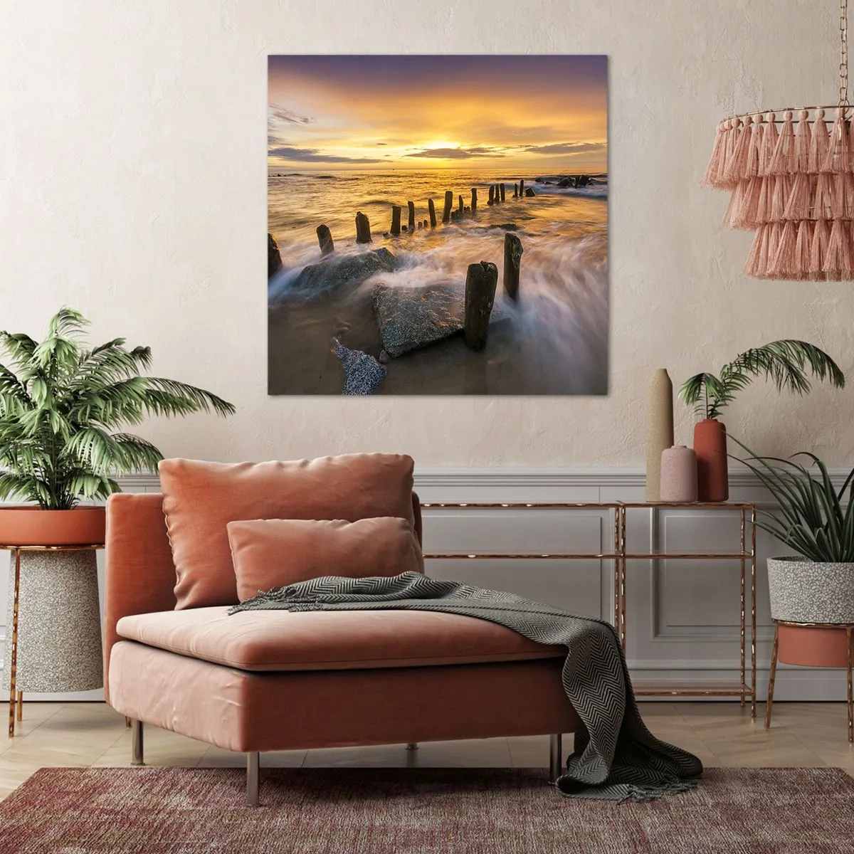 Obraz na plátně - Drsná krása Baltského moře - 60x60 cm