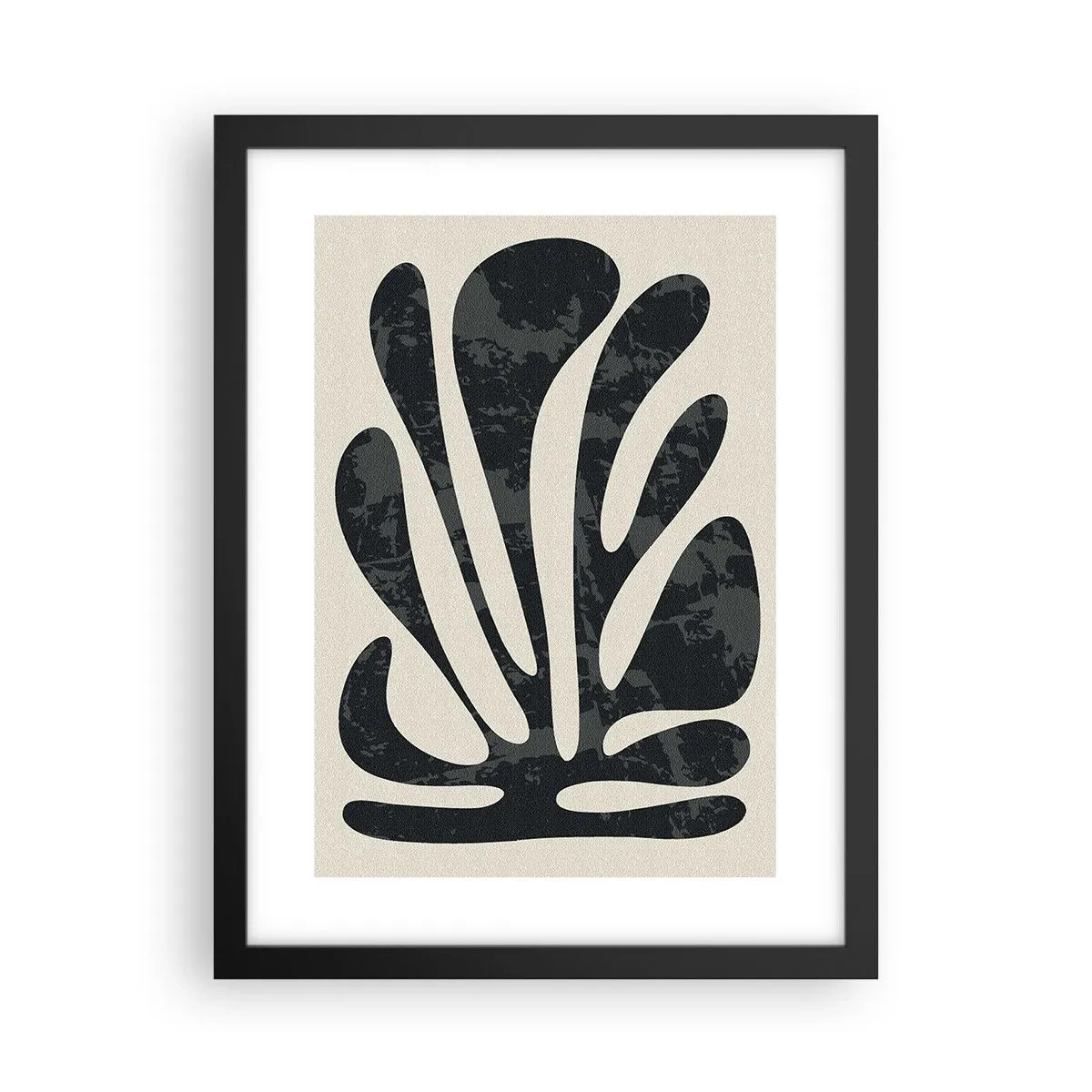 Plakát v černém rámu - Mnohoprstá abstrakce - 30x40 cm