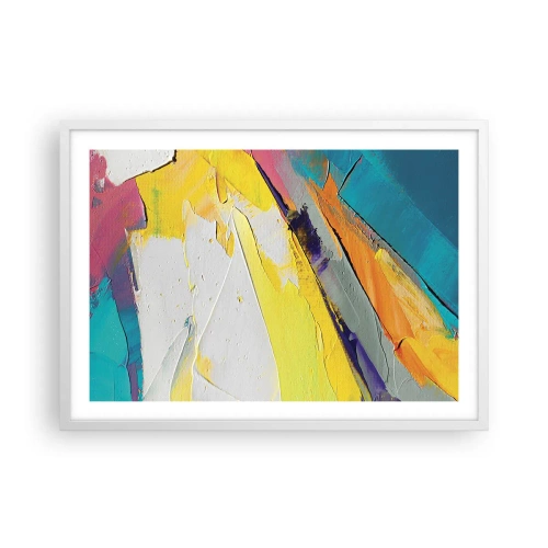 Plakát v bílém rámu - Anatomie světla - 70x50 cm