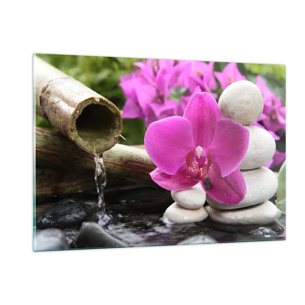 Obraz na skle - Už odpočíváš - 120x80 cm