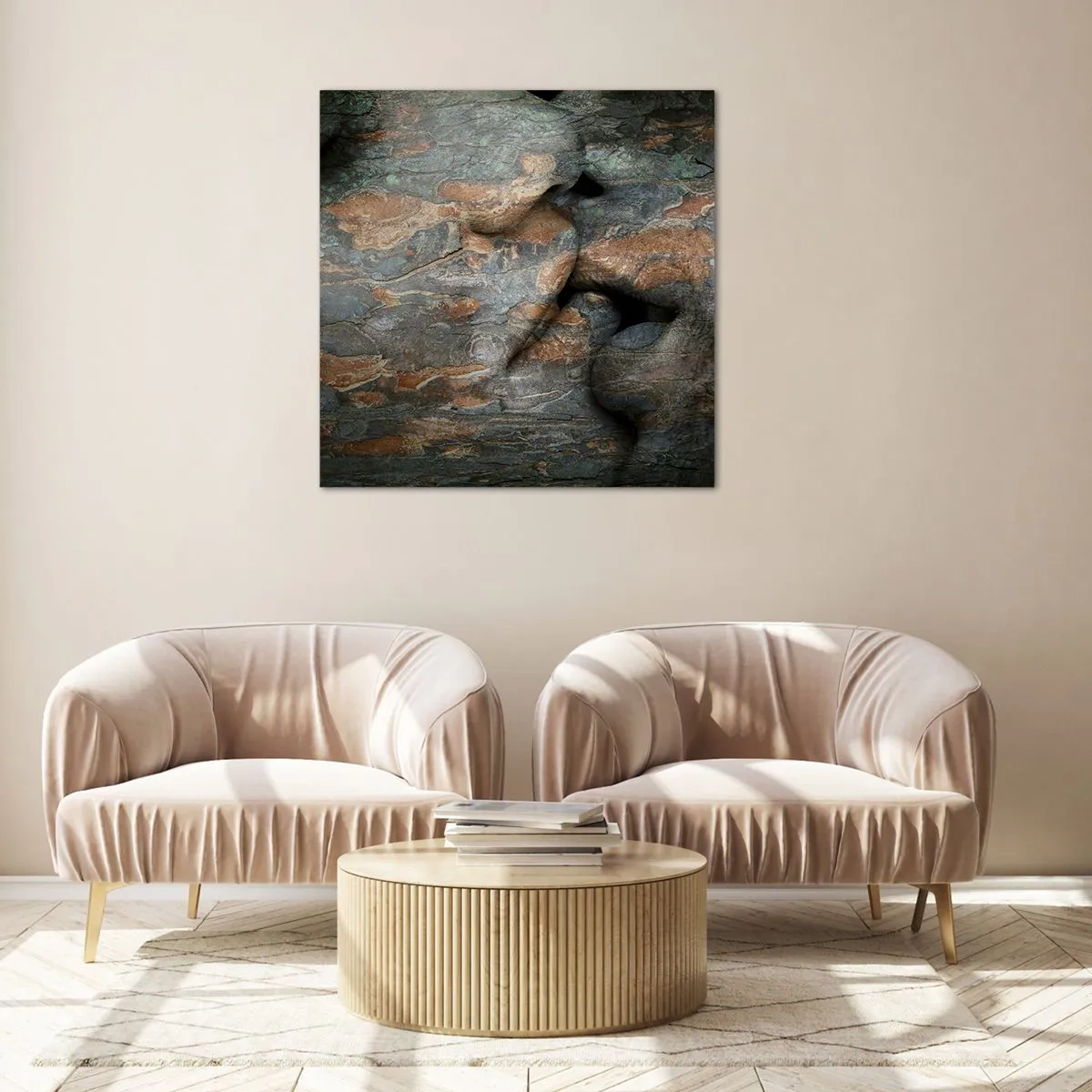 Obraz na skle - Navždy spolu - 70x70 cm