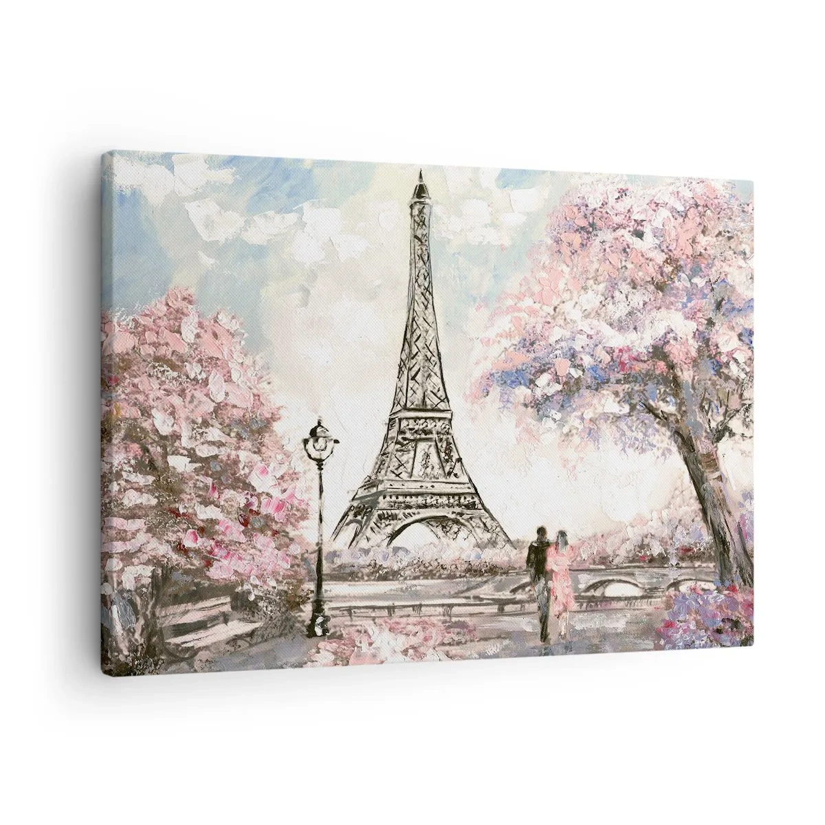 Obraz na plátně - Dubnová procházka Paříží - 70x50 cm