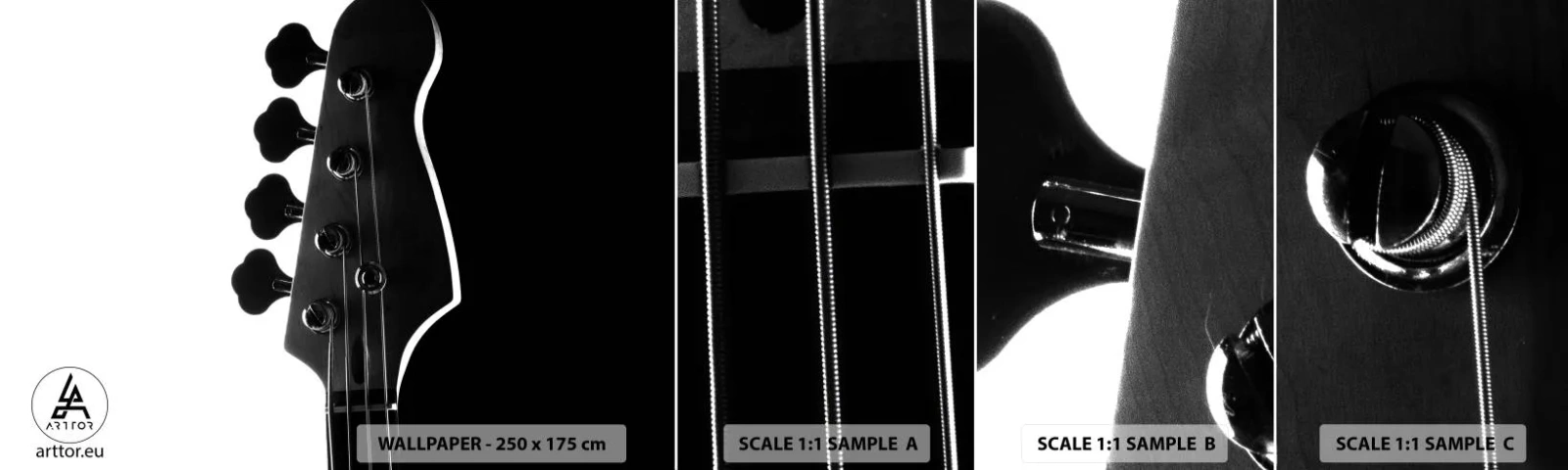 Fototapeta Vzorek Standard Eco - Rockové ticho - Kytara, Hudba, Moderní - 100x30 cm