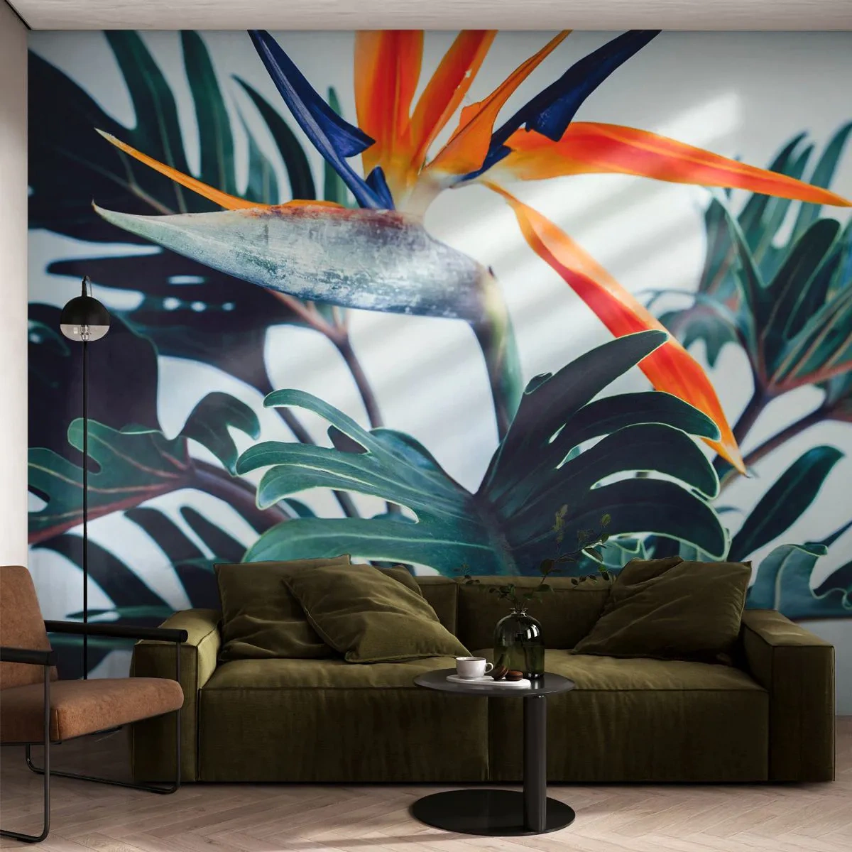 Fototapeta Standard Eco - Ptákeř - Rostliny, Boho, Exotický - 400x280 cm
