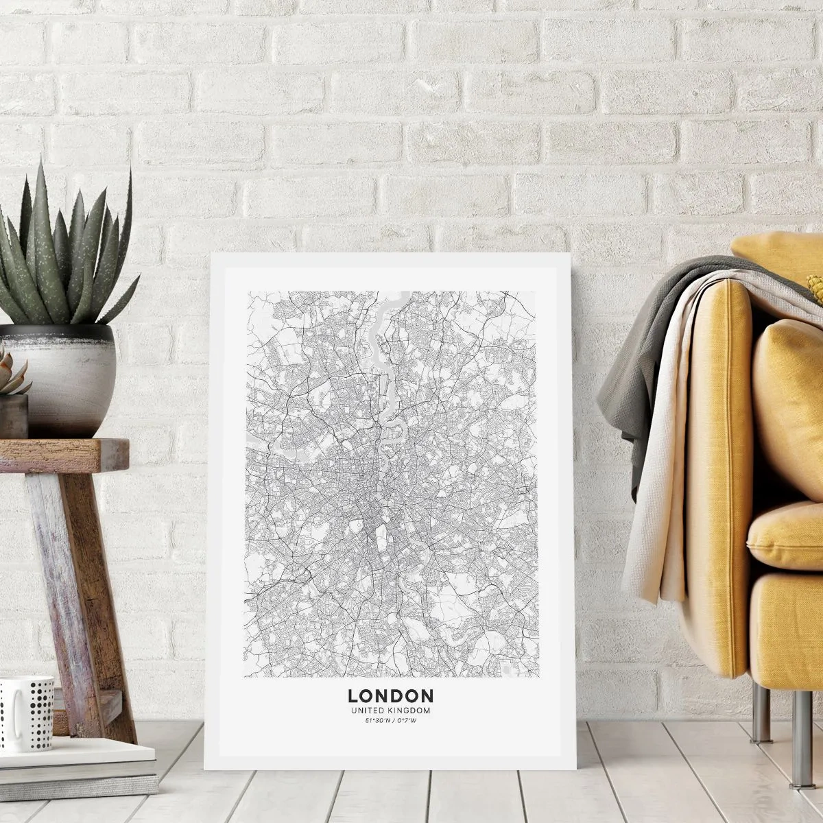 Plakát - Mapa londýnského labyrintu - 70x100 cm
