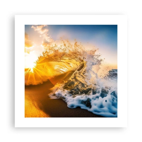 Plakát - Hra v písku - 40x40 cm