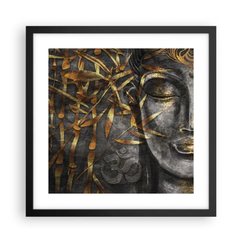 Plakát v černém rámu - Pociťte klid - 40x40 cm