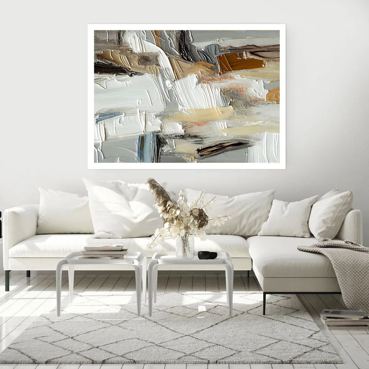 Plakát - Barevné nahromadění - 91x61 cm