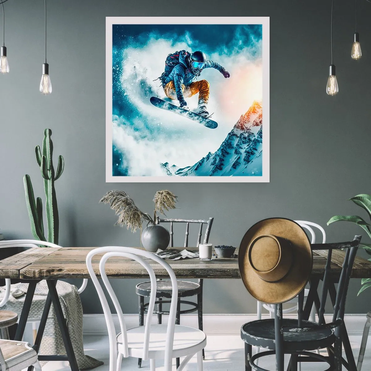 Plakát - Extrémní emoce - 40x40 cm