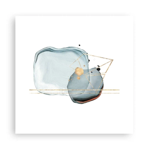 Plakát - Studie kapky - 30x30 cm