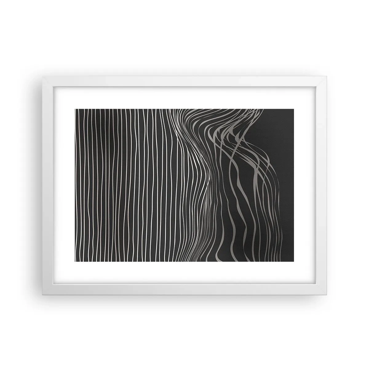 Plakát v bílém rámu - Rytmus a přízvuk - 40x30 cm