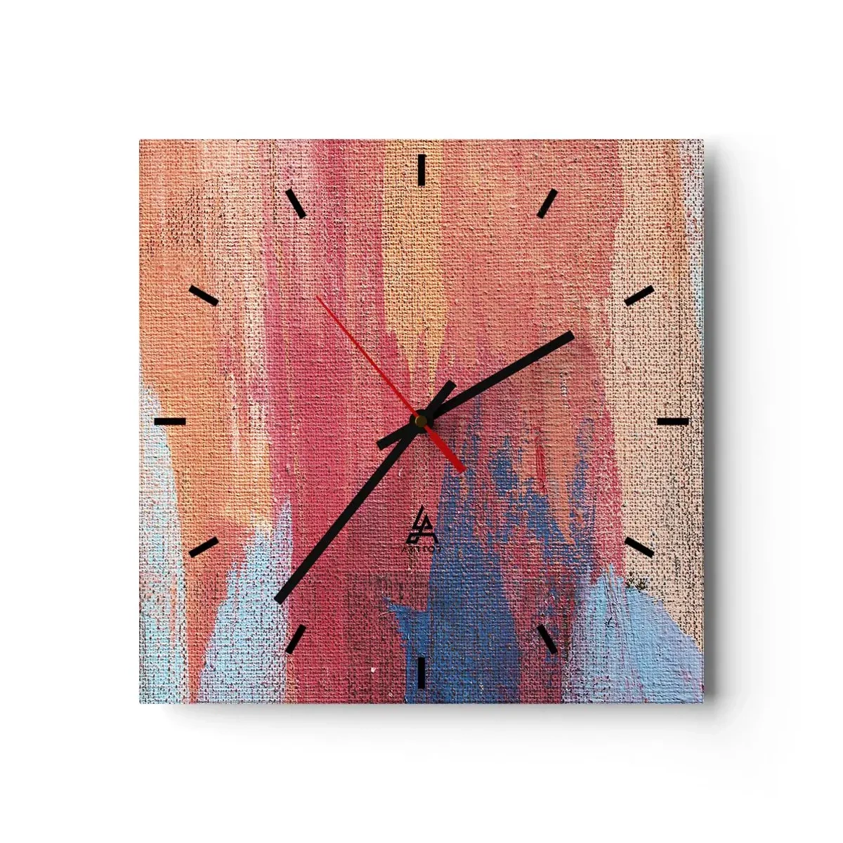 Nástěnné hodiny - Stékat duhou - 30x30 cm