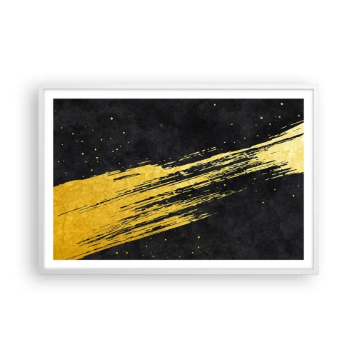 Plakát v bílém rámu - Skok do hyperprostoru - 91x61 cm