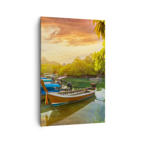 Obraz na plátně - Před rušným dnem - 80x120 cm