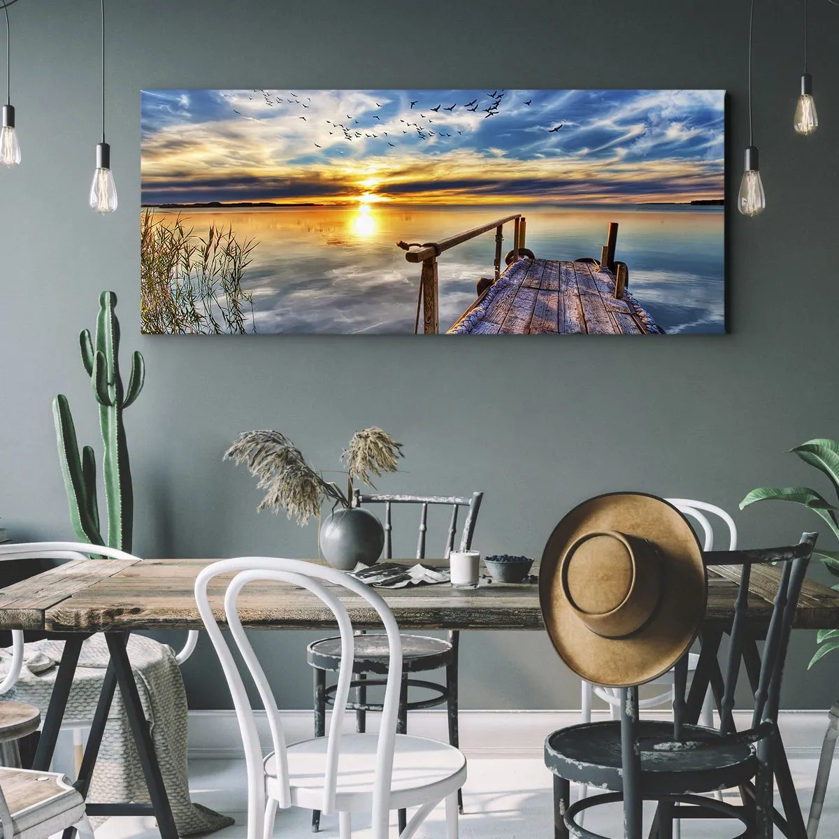 Obraz na plátně - Vítr jde odpočívat - 100x40 cm