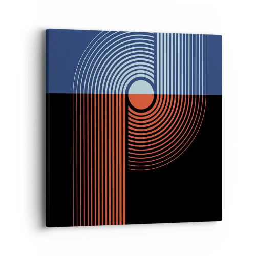 Obraz na plátně - V geometrickém objetí - 40x40 cm