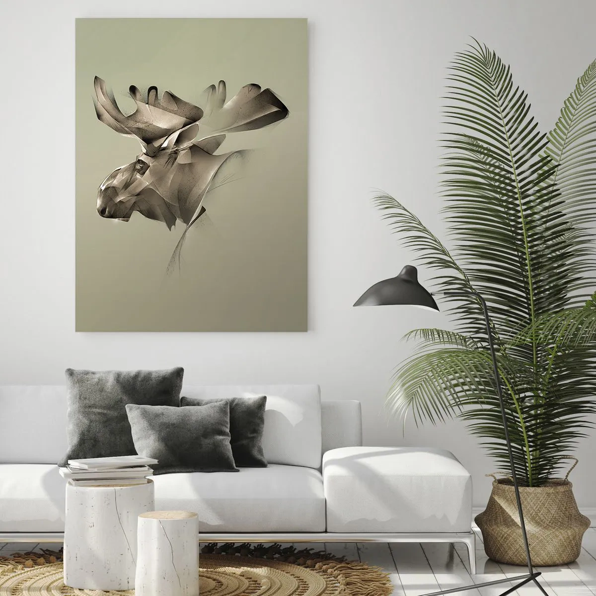 Obraz na skle - Jemná síla klidu - 70x100 cm
