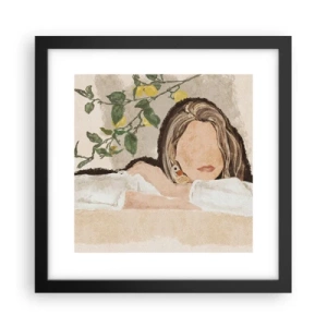 Plakát v černém rámu - Krasavice z jihu - 30x30 cm