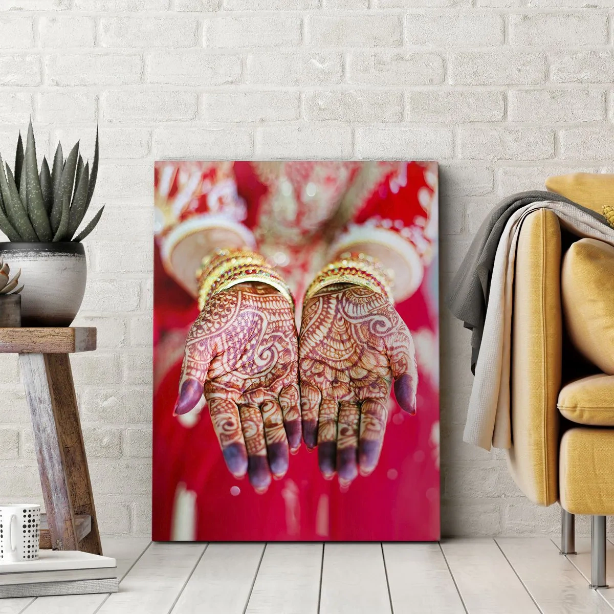 Obraz na plátně - Připravená chytit štěstí - 55x100 cm